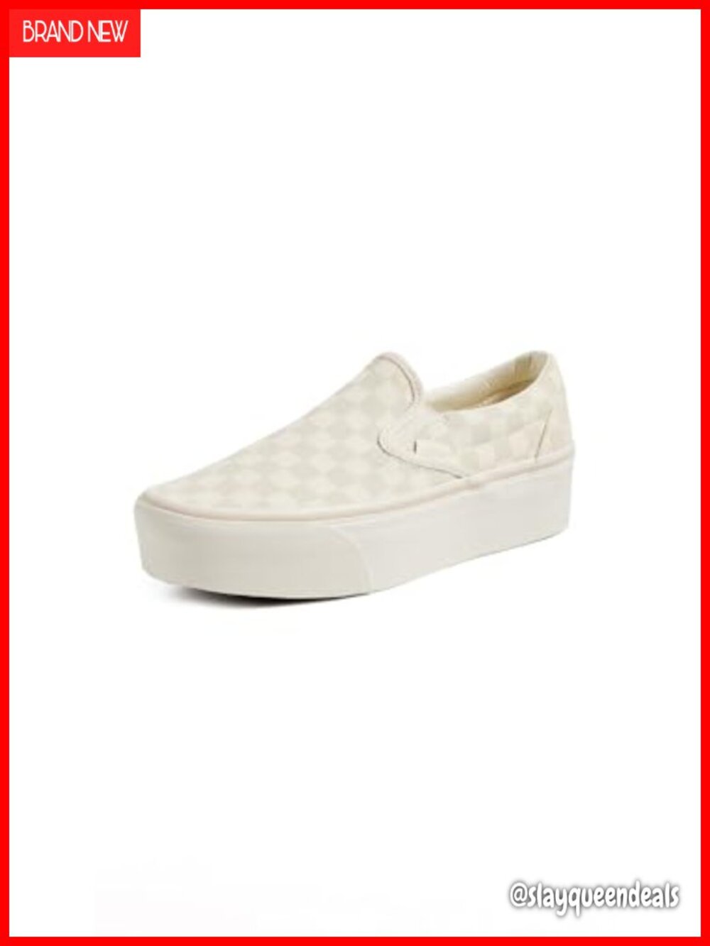 Classic Slip-On Platform Sneakers Cushioned Canvas Casual